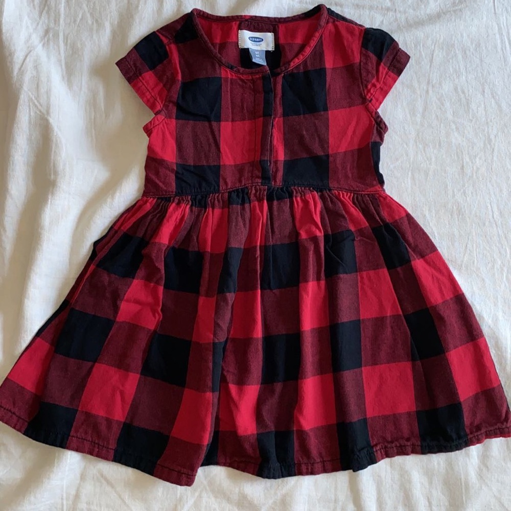 Buffalo plaid dress
